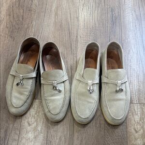 Used Beige Loafers 2 pairs size 8-8.5